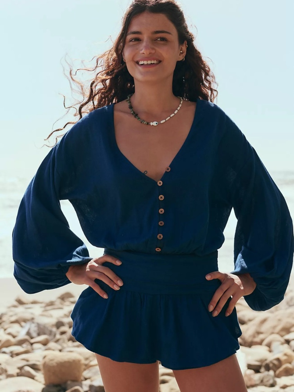 Brand New Free People Carson Romper